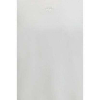 Activewear T-Shirt by Diesel for men in organic cotton white features a sporty silhouette with and , showcasing innovative for a sporty finish.