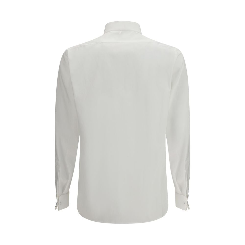 Dress Shirt by Tom Ford for men in cotton white, featuring a nuanced and nuanced for a sophisticated finish.