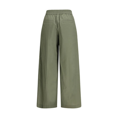 Casual Pants by Brunello Cucinelli for women in wool cotton & polyamide bicolour features a refined silhouette with a refined relaxed-fit & regular-fit, defined by a and a refined long for a refined finish.