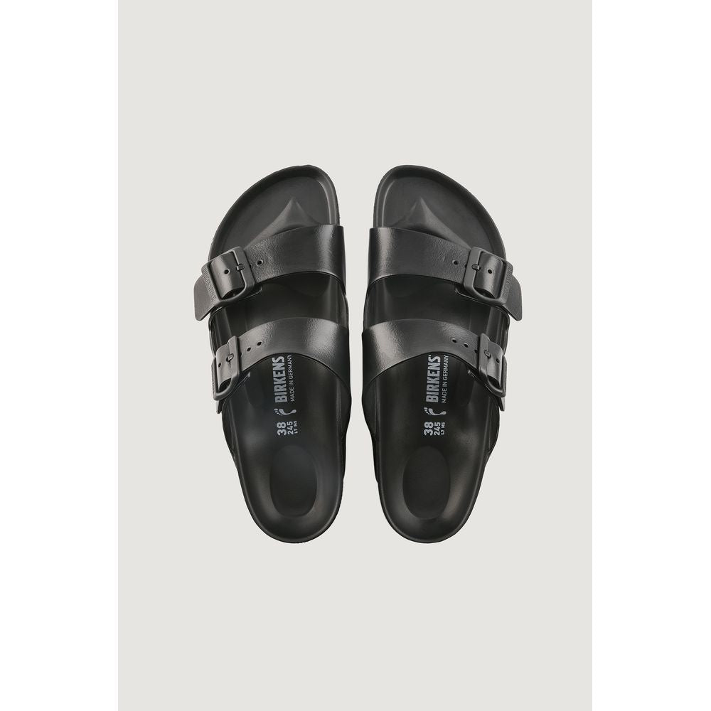 Birkenstock Men's Lightweight Polyester Flat Sandals - Black