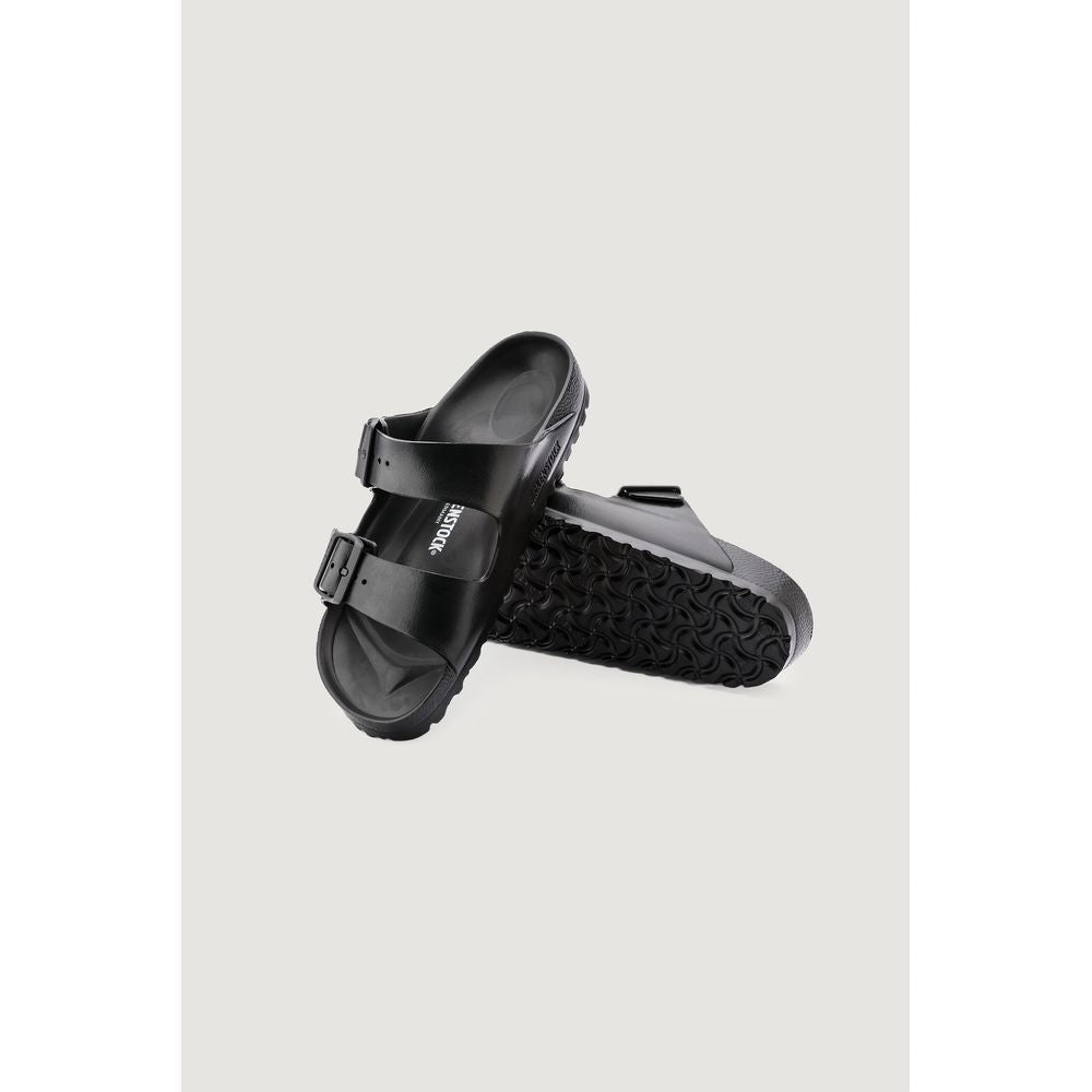 Birkenstock Men's Lightweight Polyester Flat Sandals - Black
