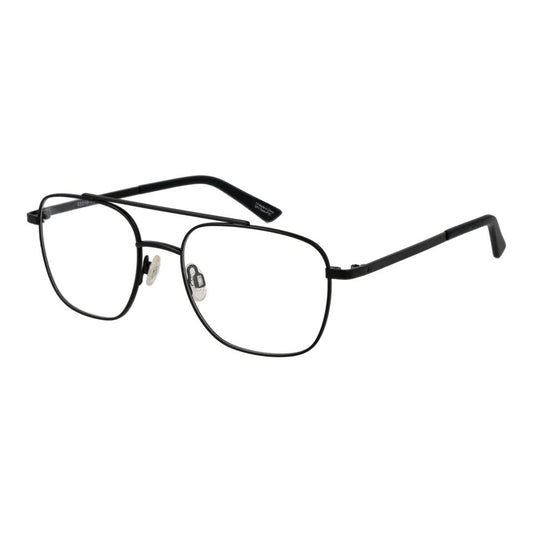 Eyeglasses Frames by Spy for unisex in acetate black features an refined silhouette, showcasing a sophisticated black coloured frame and refined full-frame frame design for a refined look.