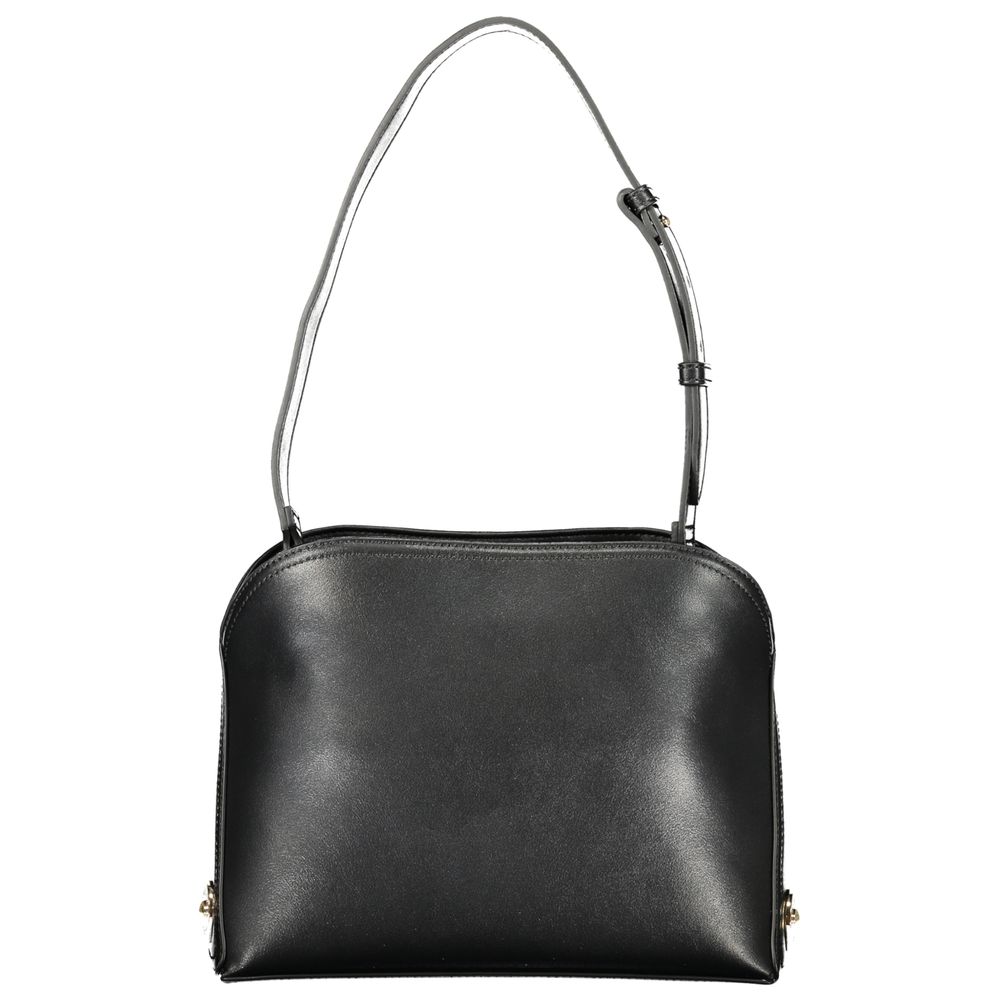 Shoulder Handbag by Twinset for women in polyurethane leather black & brown features a exquisite silhouette, showcasing a secure and exquisite with versatile shoulder-strap for a exquisite finish.