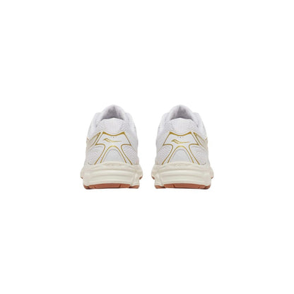 Saucony Women's Athletic Synthetic Polyurethane Leather Sneakers - White Gold