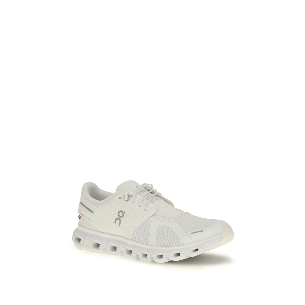 Athletic Sneakers by ON for women in tu polyester & polyurethane white features an timeless silhouette from the Women's Athletic TU Polyester & Polyurethane Sneakers collection, showcasing a timeless athletic style for a timeless look.
