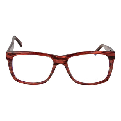 Eyeglasses Frames by Andy Wolf for unisex in acetate multicolor features a refined silhouette, showcasing a refined red coloured frame and full-frame frame design for a sophisticated, premium look.
