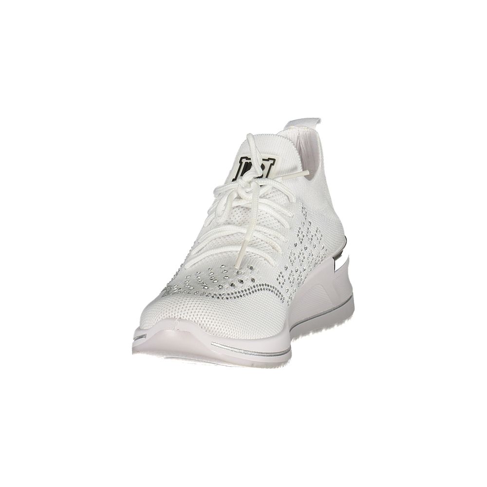 Sneakers by Laura Biagiotti for women in polyester & polyurethane white features an sumptuous silhouette, showcasing the premium Grace Women's Low-Top Polyester & Polyurethane Sneakers in a sumptuous low-top style that offers a sumptuous finish for refined style.