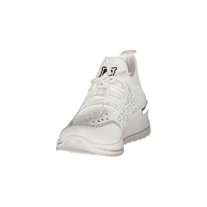 Sneakers by Laura Biagiotti for women in polyester & polyurethane white features an sumptuous silhouette, showcasing the premium Grace Women's Low-Top Polyester & Polyurethane Sneakers in a sumptuous low-top style that offers a sumptuous finish for refined style.