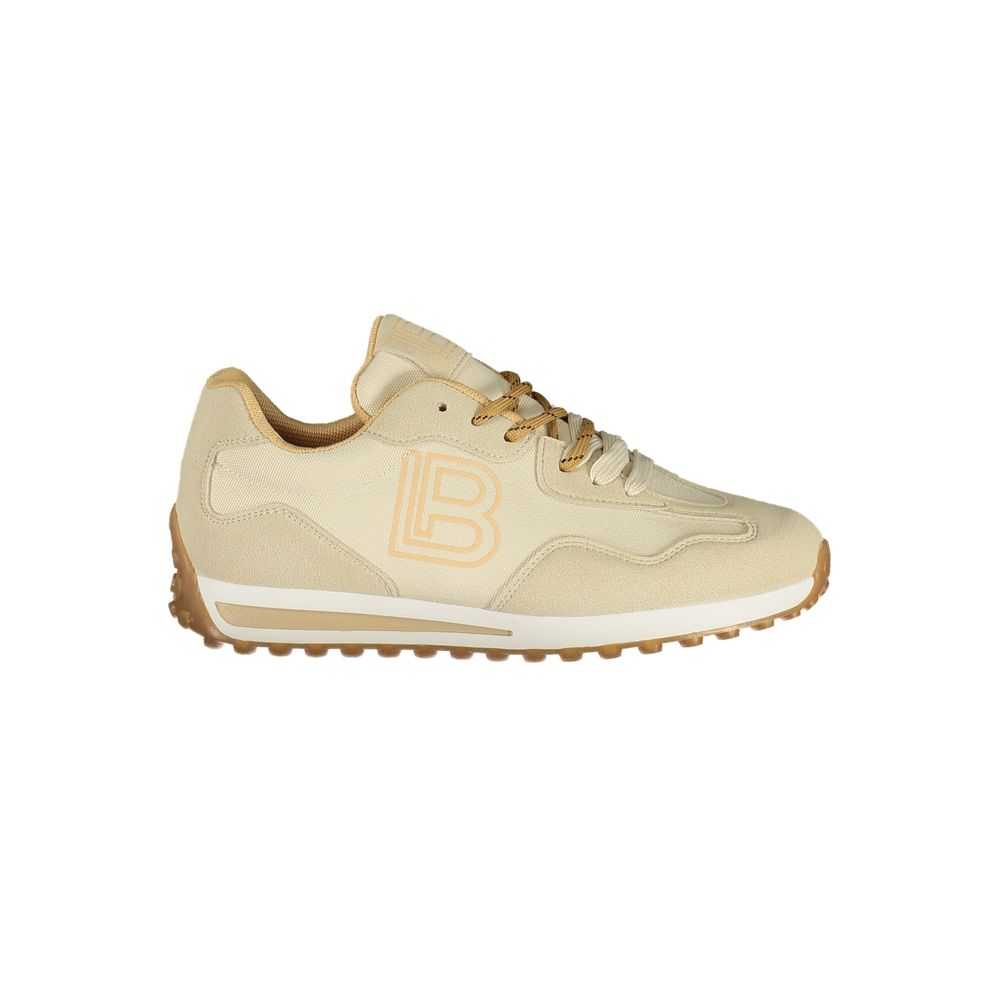Athletic Sneakers by Laura Biagiotti for women in polyester & polyurethane beige features an stately silhouette, showcasing the signature athletic style of the Aren City The Blend Women's Athletic Polyester & Polyurethane Sneakers collection with a truly stately finish.