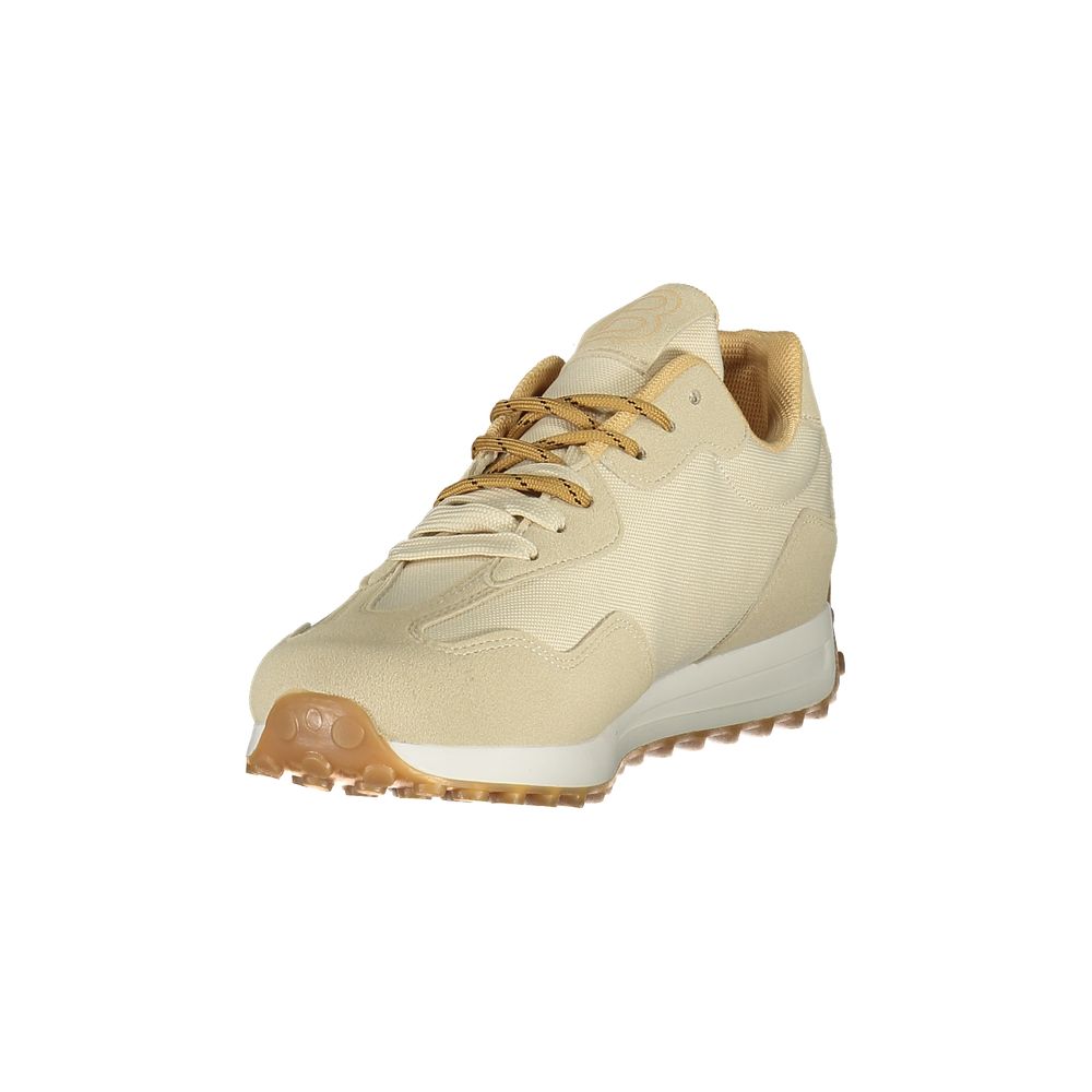 Athletic Sneakers by Laura Biagiotti for women in polyester & polyurethane beige features an architectural silhouette from the Aren City The Blend Women's Athletic Polyester & Polyurethane Sneakers collection, showcasing a architectural athletic style for a architectural look.