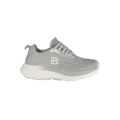 Laura Biagiotti Women's Athletic Polyester & Polyurethane Sneakers - Gray