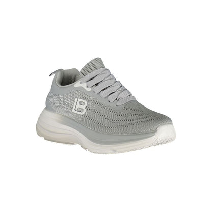 Laura Biagiotti Women's Athletic Polyester & Polyurethane Sneakers - Gray