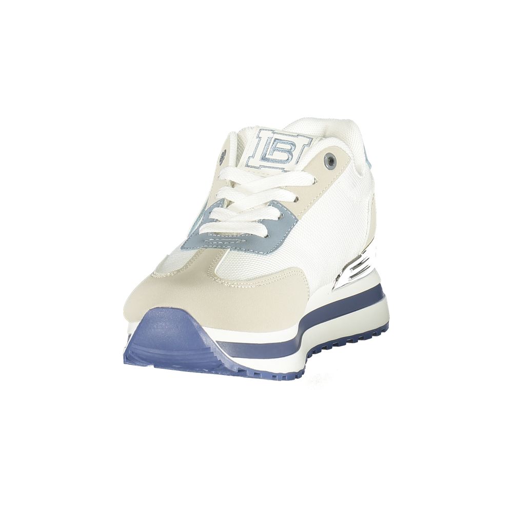 Sneakers by Laura Biagiotti for women in polyester & polyurethane white features a sumptuous design, perfectly showcasing the sumptuous low-top style of this City Women's Low-Top Polyester & Polyurethane Sneakers.