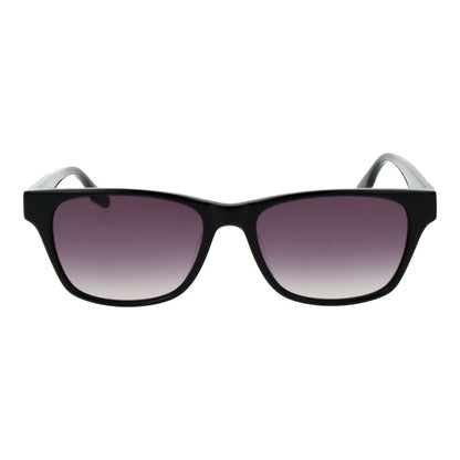 Sunglasses by Converse for women in acetate and black presents a sumptuous silhouette, featuring black coloured frame and rectangle full-rim frame design with gradient category-3-dark-tint lens for a sumptuous look.