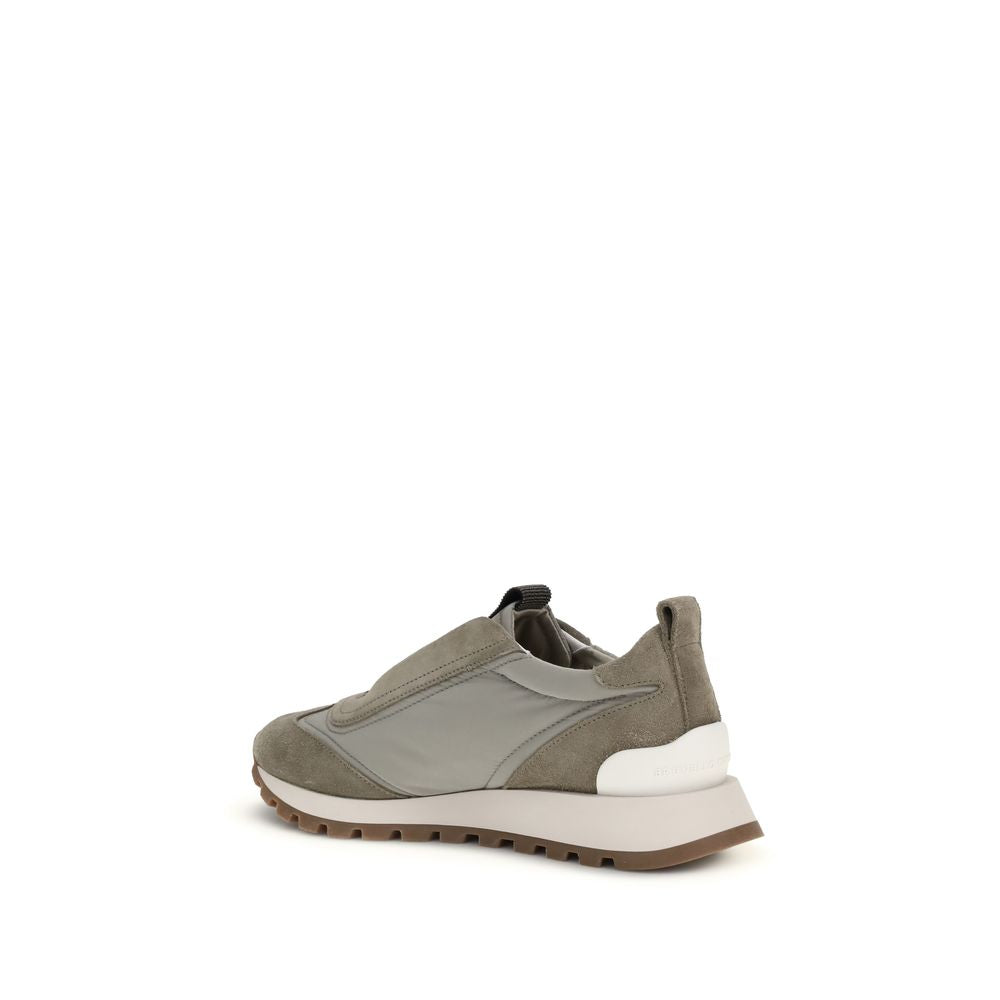 Brunello Cucinelli Women's Fashion TU & Polyester Sneakers - Bicolour