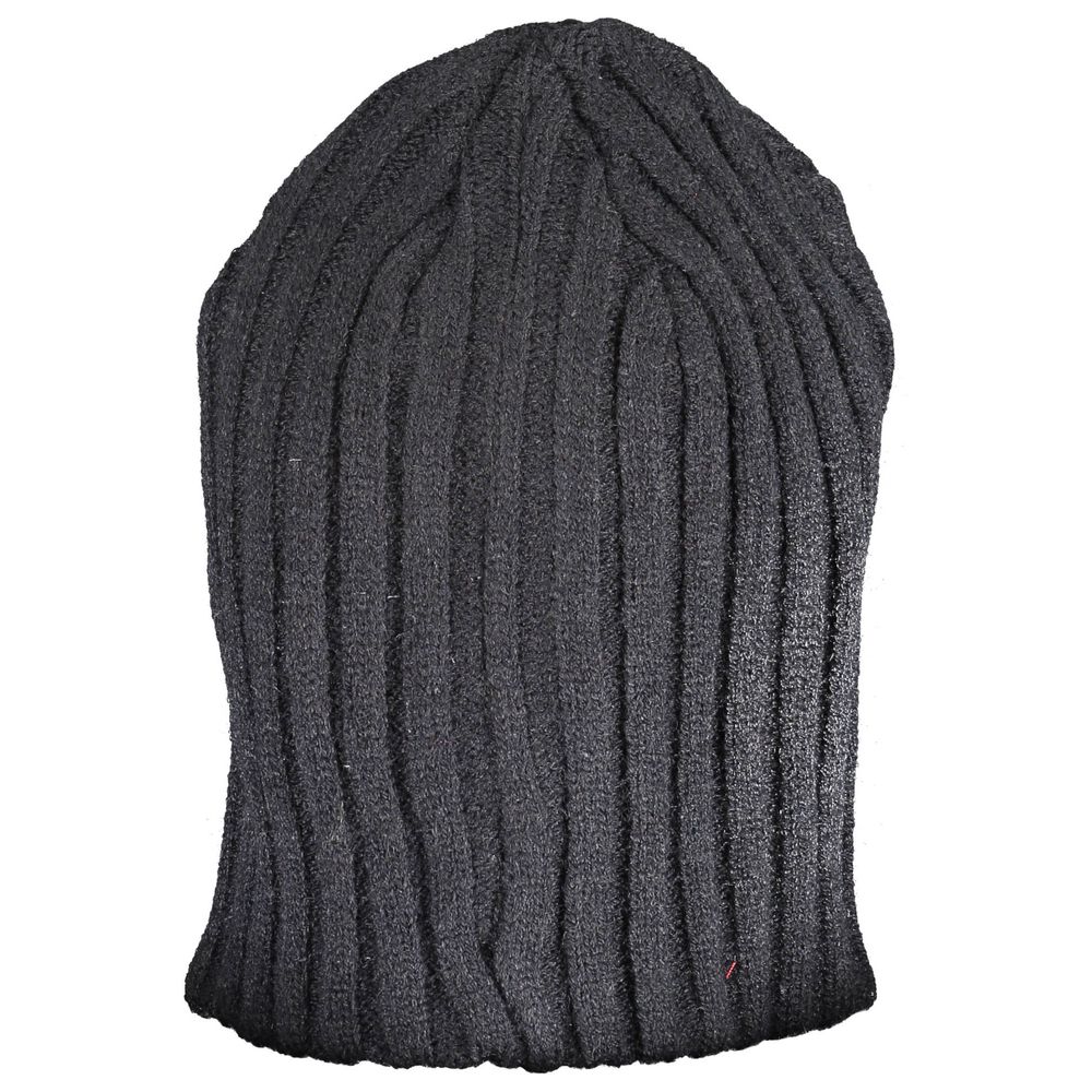Norway 1963 Polyester & Polyamide Beanie Hat - Black