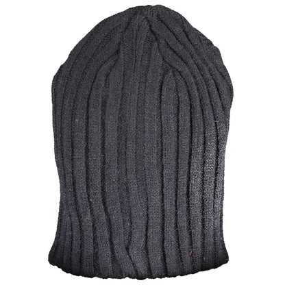 Norway 1963 Polyester & Polyamide Beanie Hat - Black