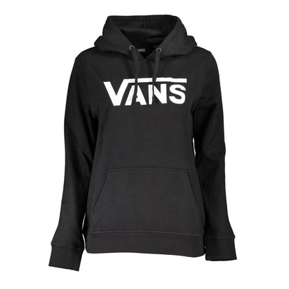 Hooded Sweatshirt Hoodie by Vans for women in cotton polyester black, gray & print features an avant-garde silhouette, showcasing a sophisticated hooded neckline and detail for a truly avant-garde finish.