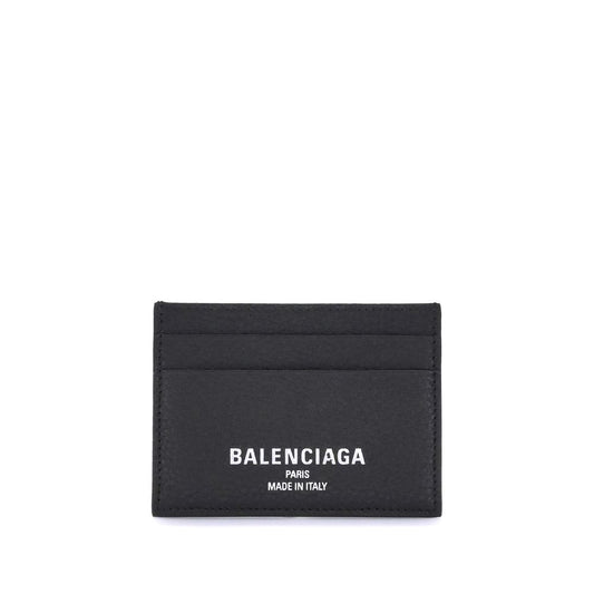 Cardholder Wallet by Balenciaga for men in bos taurus calfskin leather black presents a refined silhouette, artfully capturing the essence of the Bos Taurus Calfskin Leather Cardholder Wallet design with sophisticated card-organization compact-design for a refined look.