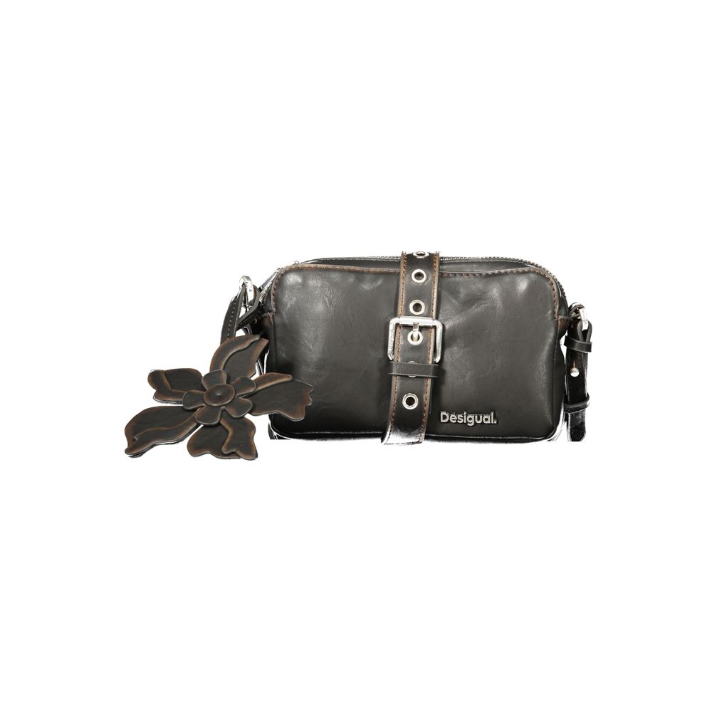 Handbag by Desigual for women in polyurethane brown features a exquisite silhouette, showcasing a secure and exquisite built-in-compartments & internal-pockets with versatile shoulder-strap & adjustable-strap for a exquisite finish.