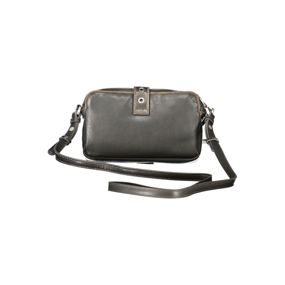 This Handbag by Desigual for women in polyurethane and brown presents a sculptural silhouette featuring a secure , ample built-in-compartments & internal-pockets, and versatile shoulder-strap & adjustable-strap for a sculptural finish.