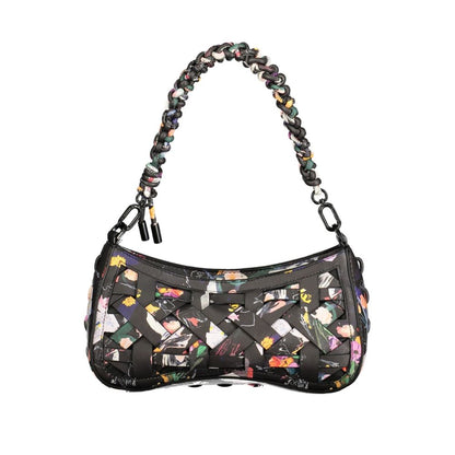 Evening Handbag by Desigual for women in polyurethane black features a signature silhouette, showcasing a secure and signature with versatile for a sophisticated look.