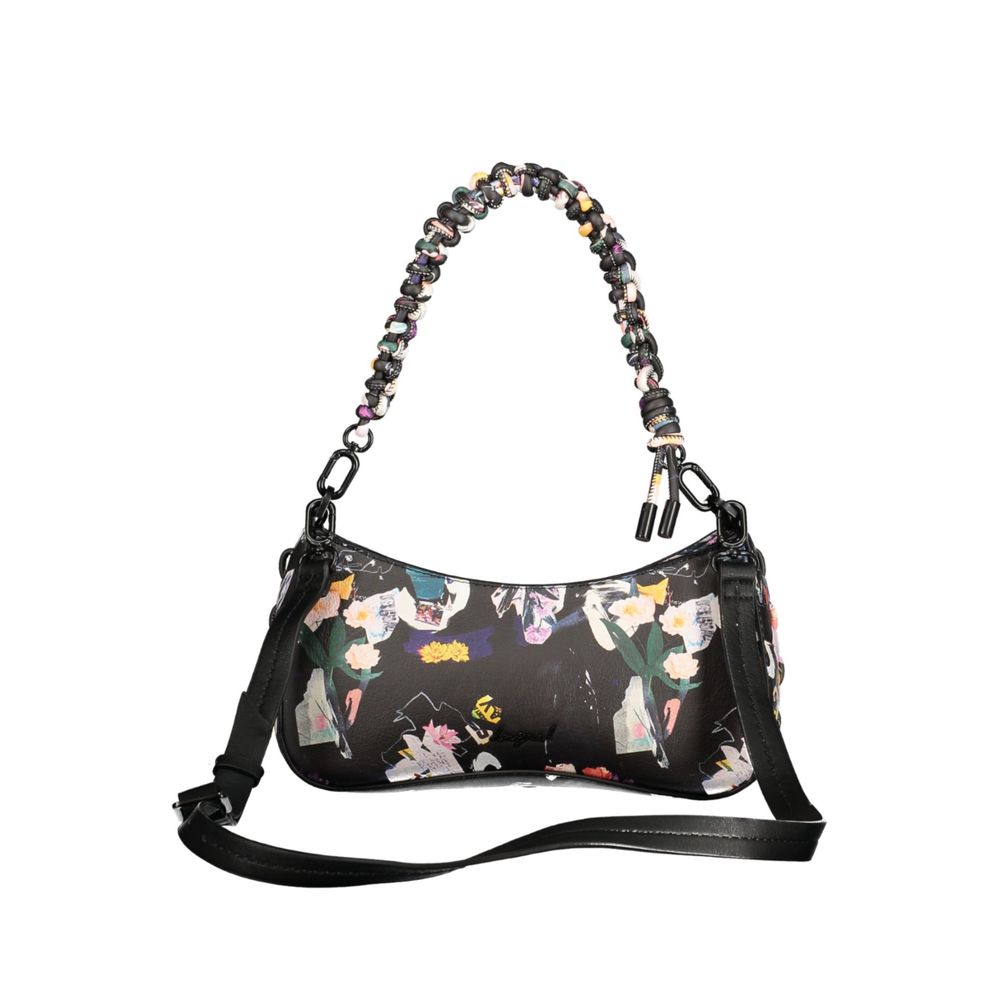 Evening Handbag by Desigual for women in polyurethane black features an refined silhouette, showcasing a secure , ample , and versatile for a sophisticated refined aesthetic.