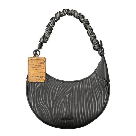Evening Handbag by Desigual for women in polyurethane black features a refined silhouette, showcasing a secure , organized , and versatile for a refined finish.