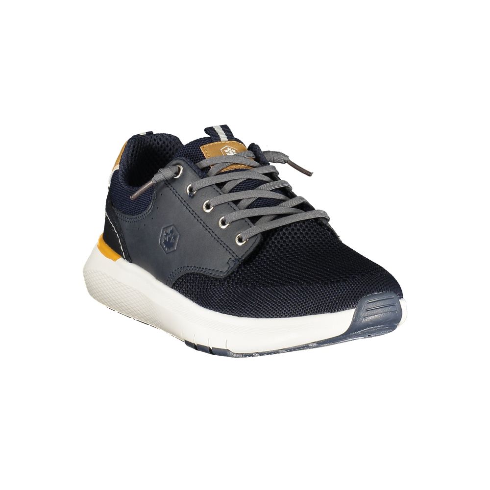 Athletic Sneakers by Lumberjack for men in polyester & polyurethane blue features an stately silhouette, showcasing the signature athletic style of the Men's Athletic Polyester & Polyurethane Sneakers collection with a truly stately finish.
