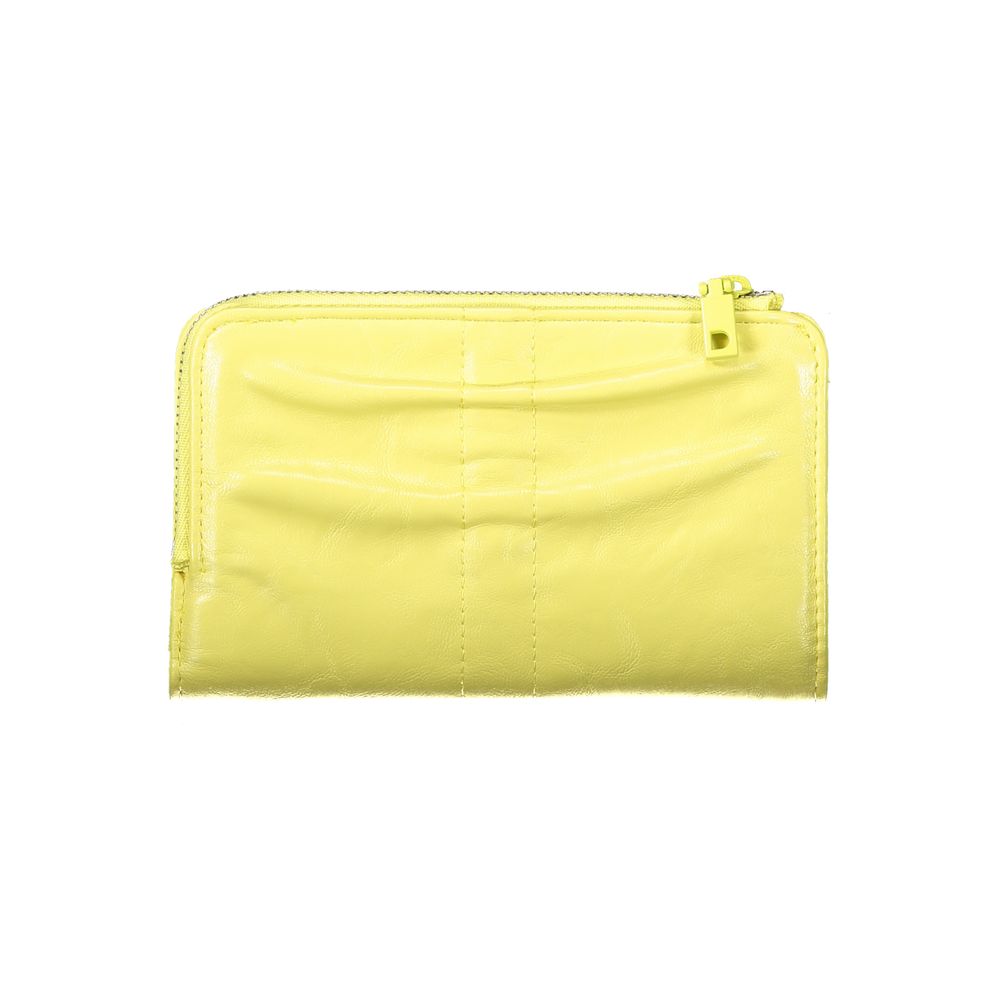 Desigual Aren Polyurethane Wallet - Yellow