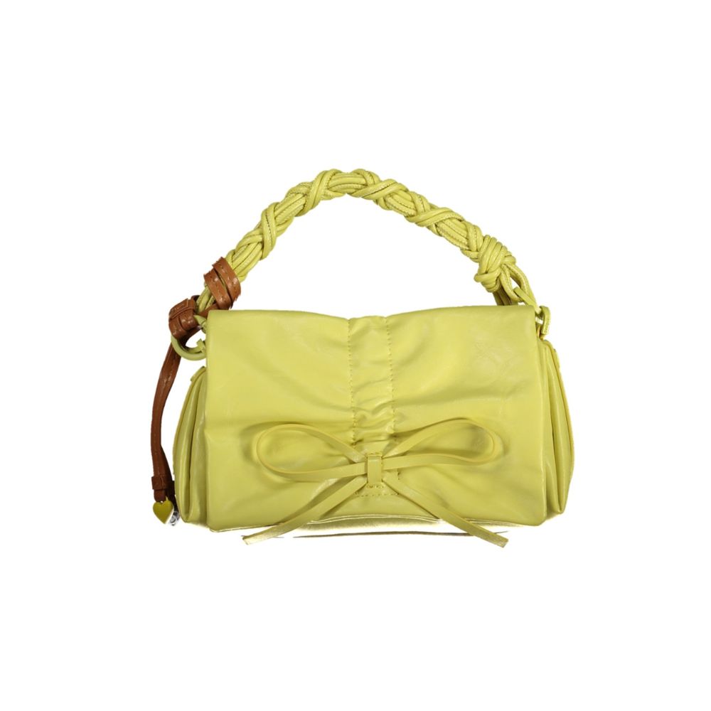 Handbag by Desigual for women in polyurethane yellow presents a ornamental silhouette, showcasing a secure , ample , and versatile for a ornamental finish.