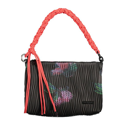 Handbag by Desigual for women in polyethylene black features a exquisite silhouette, showcasing a secure zipper and exquisite internal-pockets with versatile shoulder-strap, adjustable-strap & handle for a exquisite finish.