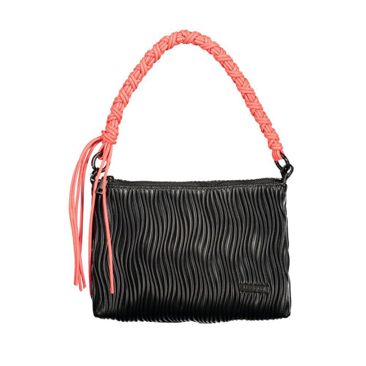 Handbag by Desigual for women in polyethylene black features a exquisite silhouette, showcasing a secure zipper and exquisite internal-pockets with versatile shoulder-strap, adjustable-strap & handle for a exquisite finish.