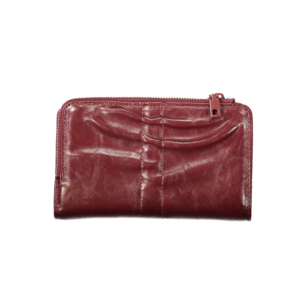 Cardholder Wallet by Desigual for women in polyethylene burgundy & purple presents a architectural silhouette from the Emma Polyethylene Cardholder Wallet collection, showcasing architectural card-organization coin-purse for a architectural finish.