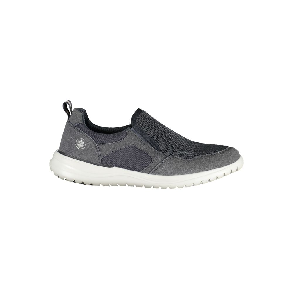 Athletic Sneakers by Lumberjack for men in polyester blue & print features an stately silhouette, showcasing the signature athletic style of the Men's Athletic Polyester Sneakers collection with a truly stately finish.
