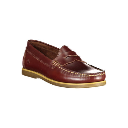 Lumberjack City Men's Polyurethane Leather Boat Loafer Loafers Slip-On Shoes - Brown
