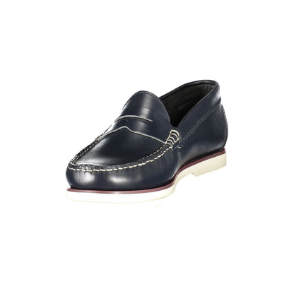 Boat Loafer Loafers Slip-On Shoes by Lumberjack for men in polyurethane leather blue showcases a timeless silhouette from the Men's Polyurethane Leather Boat Loafer Loafers Slip-On Shoes collection, featuring a timeless and for a timeless finish.