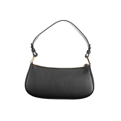 Handbag by Coccinelle for women in leather black features an refined silhouette, showcasing a secure zipper, ample , and versatile shoulder-strap, adjustable-strap & handle for a sophisticated refined aesthetic.