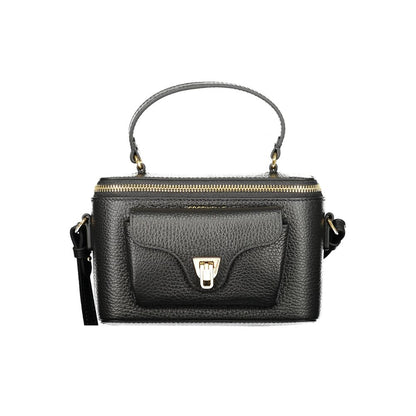 Coccinelle Beat Generation Leather Handbag - Black Print