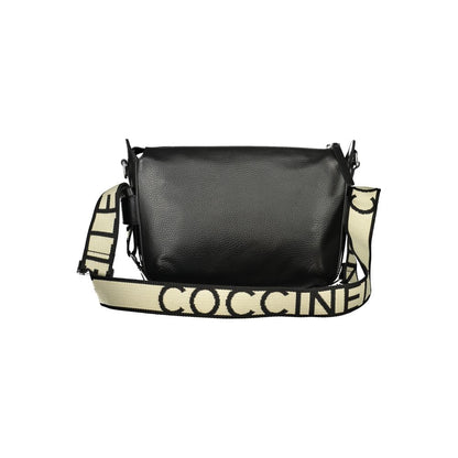Handbag by Coccinelle for women in leather black presents a ornamental silhouette, showcasing a secure , ample , and versatile for a ornamental finish.