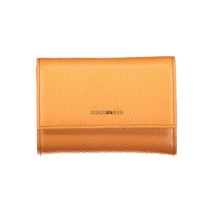 Wallet by Coccinelle for women in leather orange features a streamlined silhouette, showcasing the streamlined Leather Wallet design with sophisticated for a premium look.