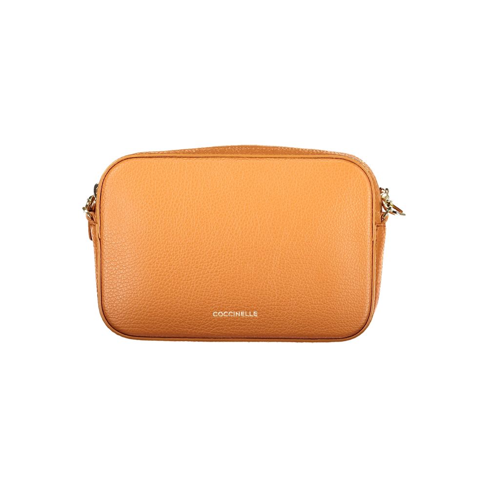 Handbag by Coccinelle for women in leather orange features a exquisite silhouette, showcasing a secure and exquisite with versatile for a exquisite finish.