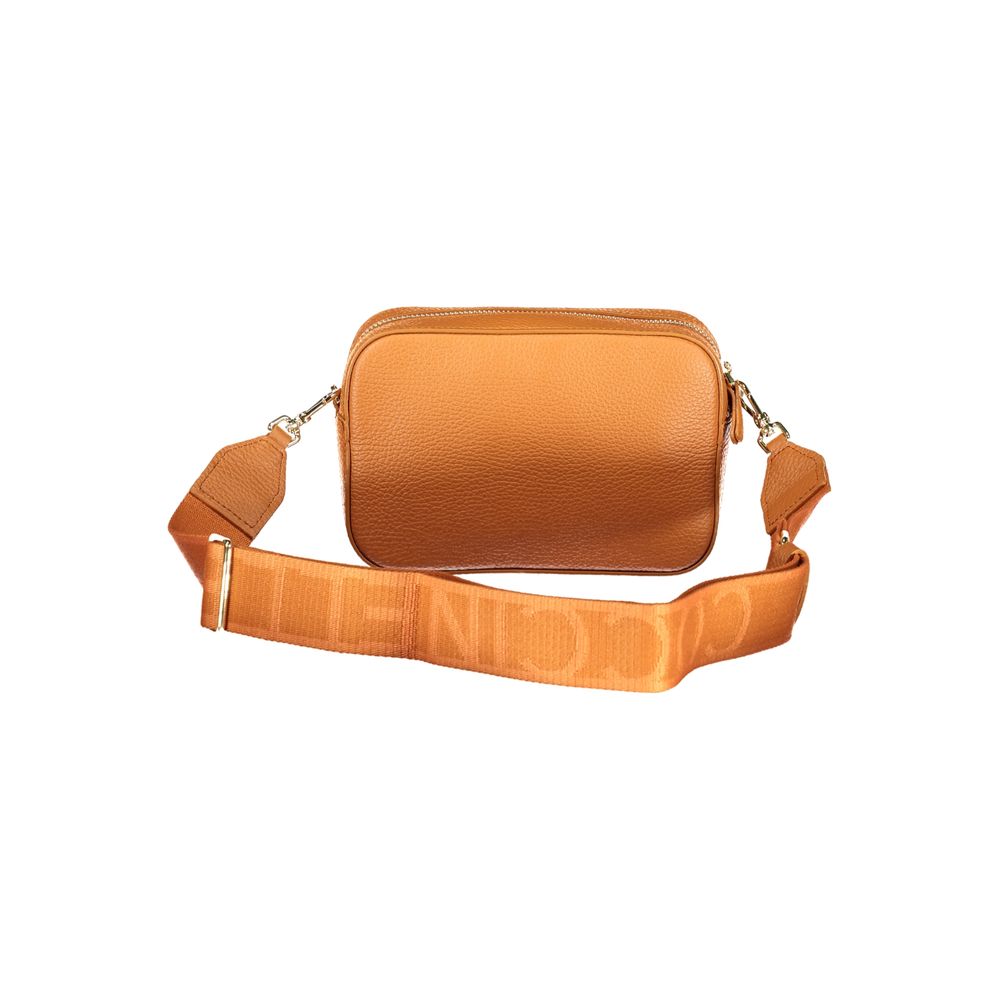 Handbag by Coccinelle for women in leather orange features a refined silhouette, showcasing a secure , organized , and versatile for a refined finish.