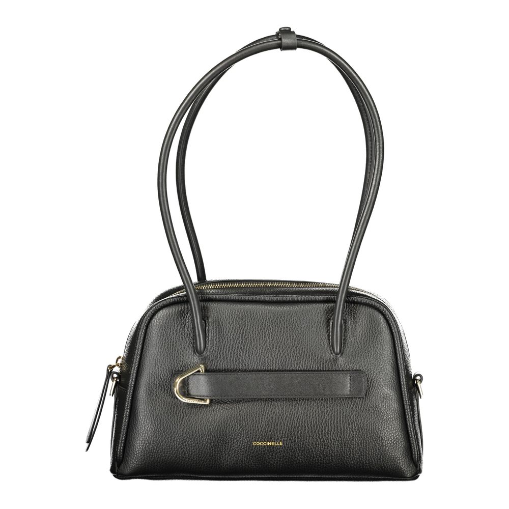 Evening Handbag by Coccinelle for women in leather black features a exquisite silhouette, showcasing a secure and exquisite with versatile for a exquisite finish.