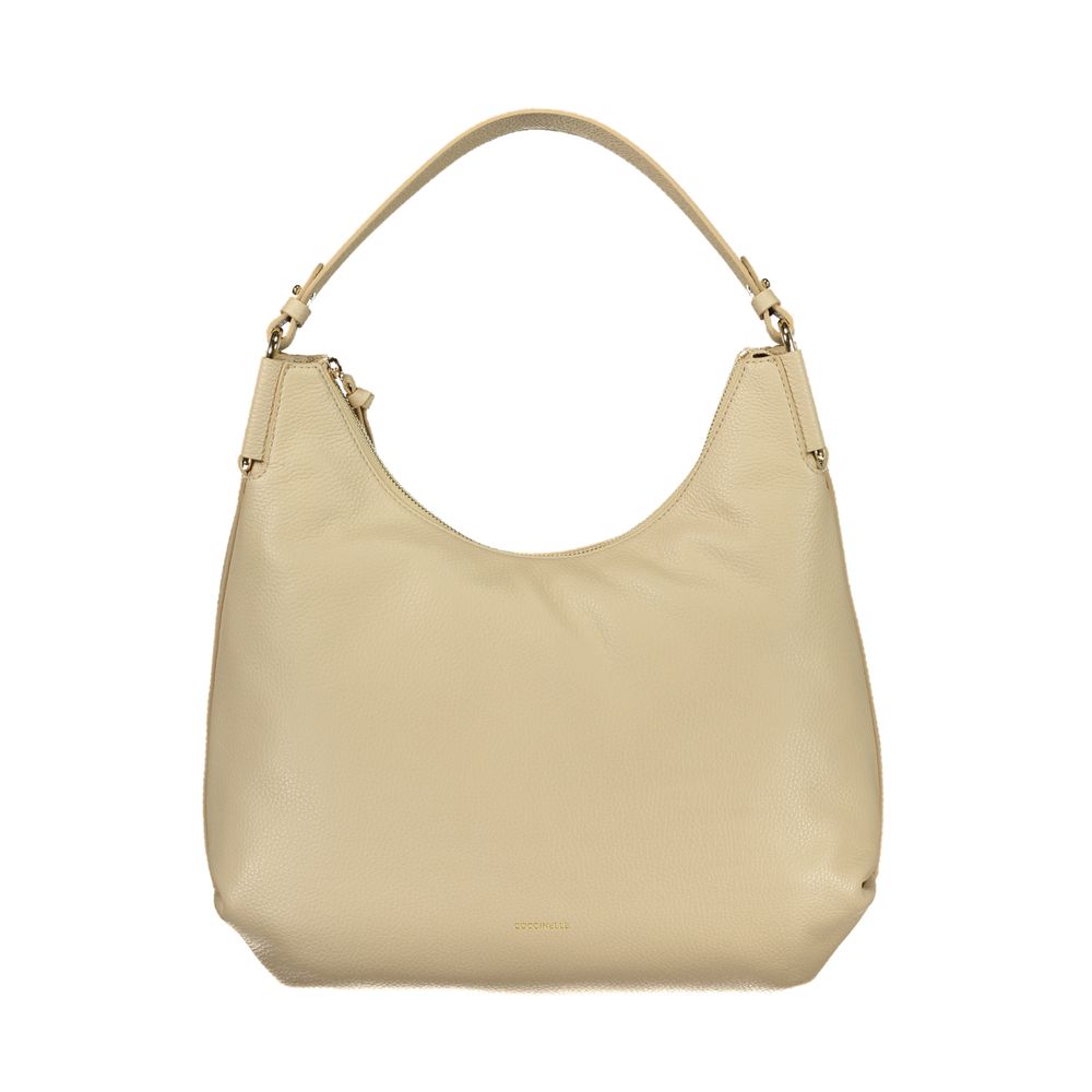 Coccinelle Leather Handbag - Beige