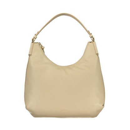 Coccinelle Leather Handbag - Beige