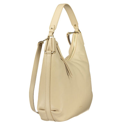 Coccinelle Leather Handbag - Beige