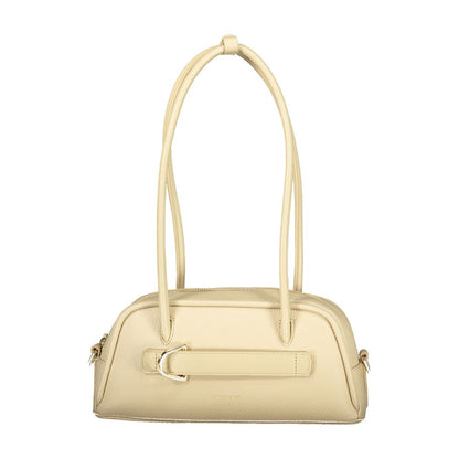 Handbag by Coccinelle for women in leather beige features an refined silhouette, showcasing a secure , ample , and versatile for a sophisticated refined aesthetic.