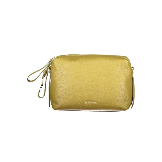 Evening Handbag by Coccinelle for women in leather black & green features a ornamental silhouette, showcasing a secure , ample , and ornamental for a sophisticated look.