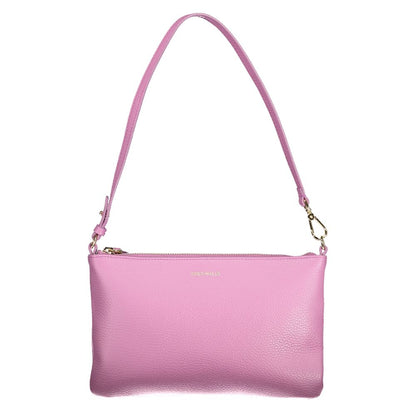 This Evening Handbag by Coccinelle for women in leather and purple presents a sculptural silhouette featuring a secure , ample , and versatile for a sculptural finish.